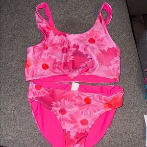 ZELLA Floral Pink Kids reversible Swim Set